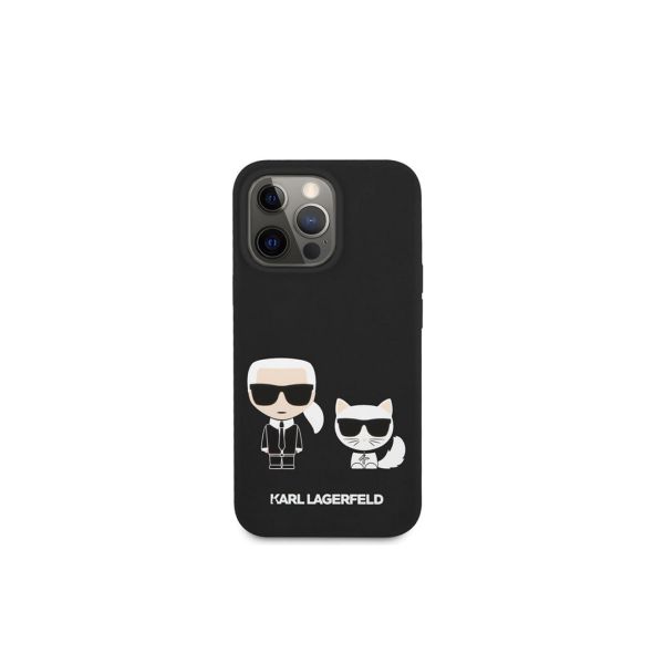iPhone 13 Pro Karl Lagerfeld Saffiano Case Stack Logo