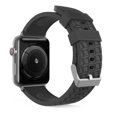 Apple Watch AhaStyle Pramium Silicone Band 40mm(Black)