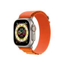 Green Lion Ultra Smart Watch 49MM -Titanium/Orange(Strap)