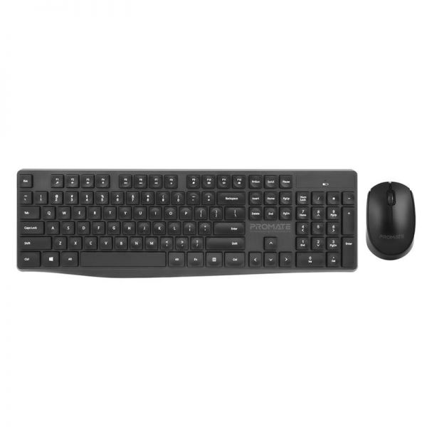 Promate Wireless Keyboard Mouse Combo