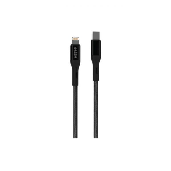 Cable Green PVC Type-C 1.2m 2A(Black)