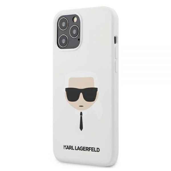 iPhone 12 Pro Karl Lagerfeld Silicone Case(White)