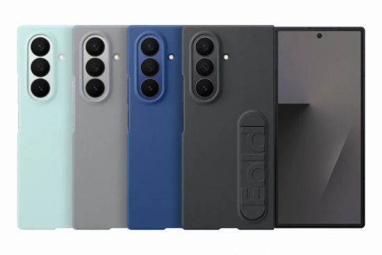 Samsung Galaxy Z Fold 7 Silicone Grip Case With Stand - 32281