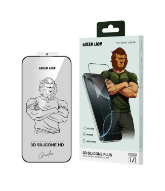  Green Lion 3D Silicon Plus Screen Protector For iPhone 17 Pro/Pro Max - Clear - 33525