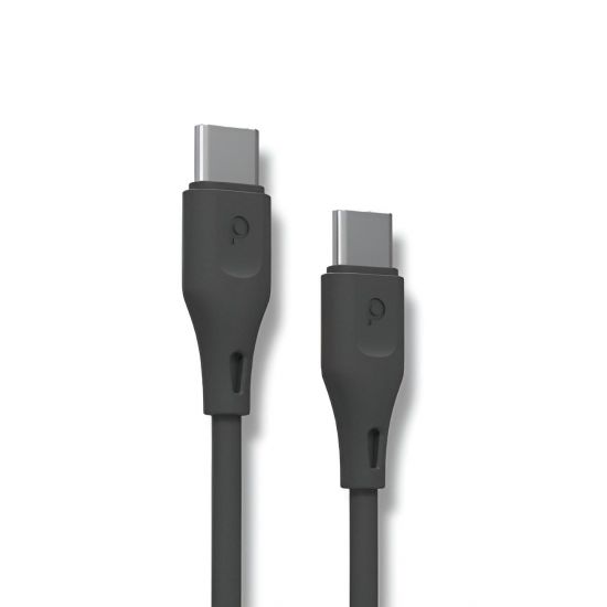 Cable Type-C to Type-C Porodo 60W 2m(Black) - 26734