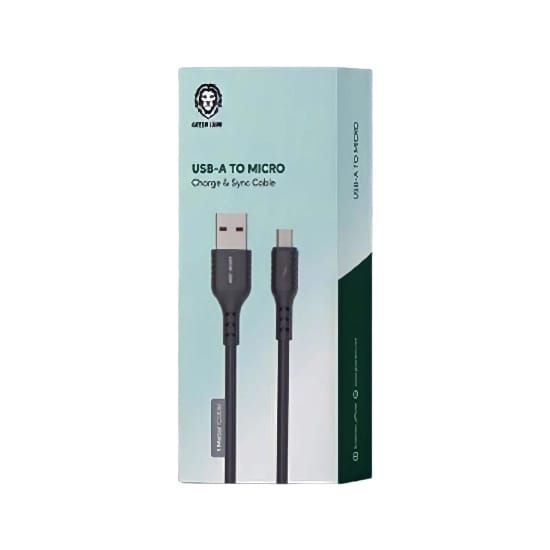 Cable Green Lion USB-TYPE C Charge & Sync Cable 1m 2.1A PVC - 26714