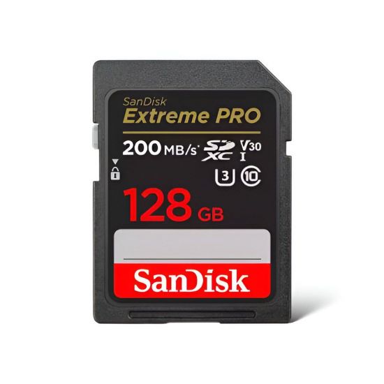 SanDisk Extreme Pro UHS-I SD Card (128GB) - 30266