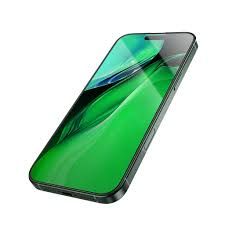 iPhone 16 Pro Max Green Lion 3D Silicone Plus Privacy Glass - 31476