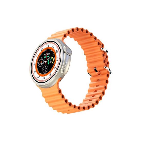 Porodo Ultra Evo Smart Watch(Titanium/Orange) - 26856