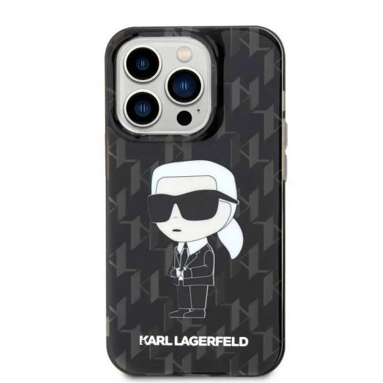 iPhone 15 Pro/15 Pro Max Karl Lagerfeld IML IKonIK Monogram - 28499