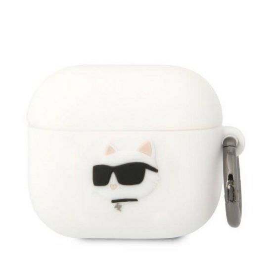 Airpods 3 Karl Lagerfeld Silicone Choupette(White) - 29246