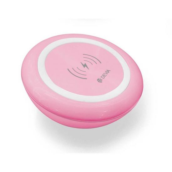Wireless Fast Charger Devia Pink - 23364