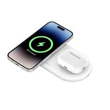 Belkin BoostCharge Pro 2in1 Magnetic Charging Pad 15W(White) - 30414