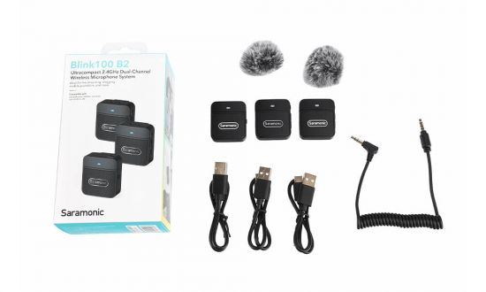 Saramonic Blink 100 B2 2.4Ghz Dual Microphone - 32022