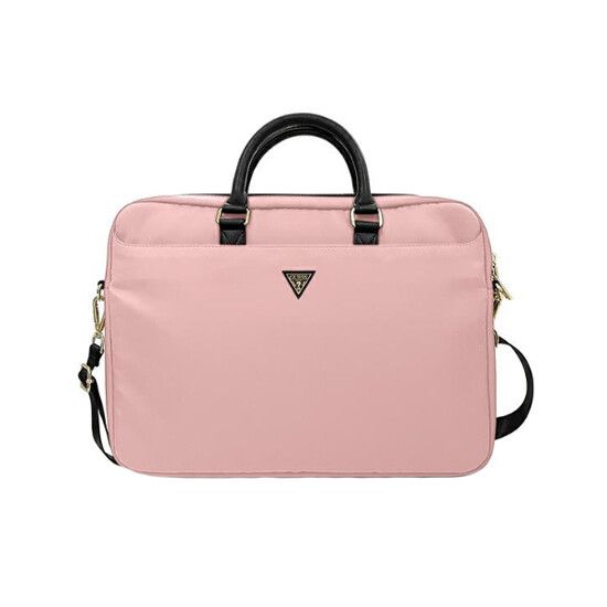 Laptop Bag Guess with Metal Triangle Logo 15" (Light Pink) - 31075