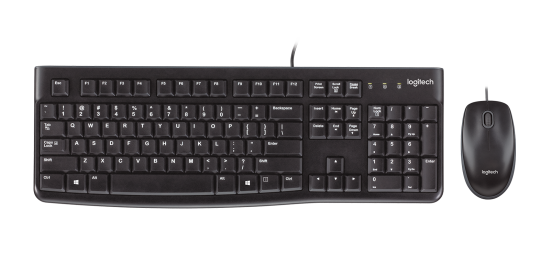 Logitech 920 MK120 Wired Keyboard+Mouse  Combo - 23835