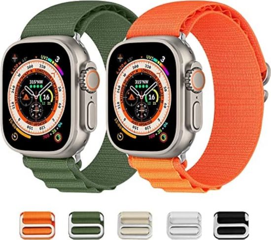 Apple Watch 42/44/45/49mm Green Alpine Loop Band - 27086
