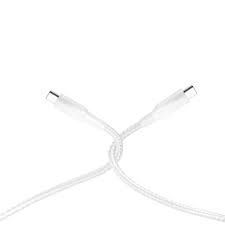 Powerology Cable Type-C to Type-C PD60W Braided(White) - 32675