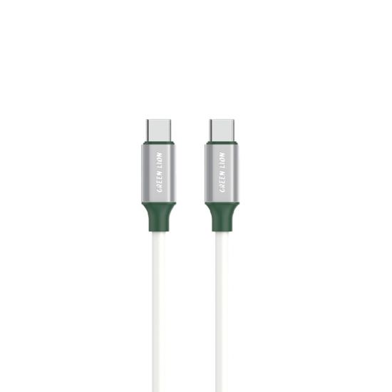 Cable Type-C to Type-C Green PVC 60W 1M - 30361