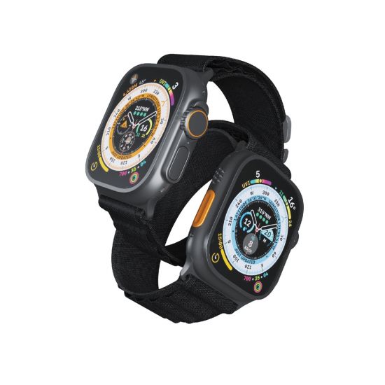 Porodo Ultra Titanium Smart Watch 2.1" Wide Screen(Black) - 27058
