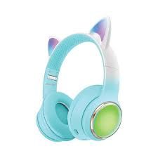 Green Lion GL-400 Kids Wireless Head Phone(Blue) - 29577