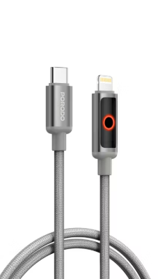  Porodo Charge Lite USB-C To Lightning High-Speed Charging Cable - 33444