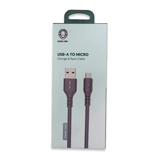 Cable Green Lion USB-Micro USB Charge & Synce 1m 2.1A PVC  - 26716