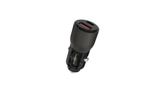 Porodo 96W Transparent USB A+C Port Car Charger - 32469