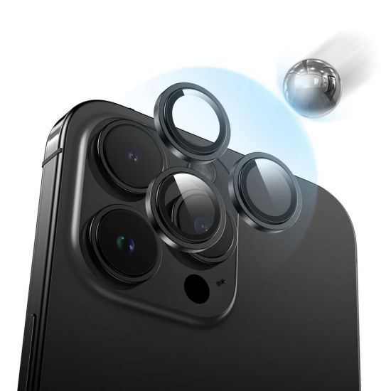 iPhone 15 Pro/Max Green Lion Camera Lens Pro (Black) - 27730