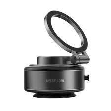 Green Lion GX-29 Auto Suction Phone Holder(Matte Black) - 32696