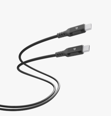 Powerology 100W USB-C to USB-C V3.1 5G Metal Plug Nylon Braided Cable 3M - 33408