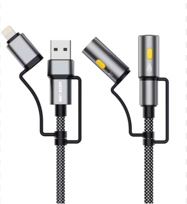 Green Lion 6in1 Cable Charging,Led Light,Lgnition PD 60W - 33575