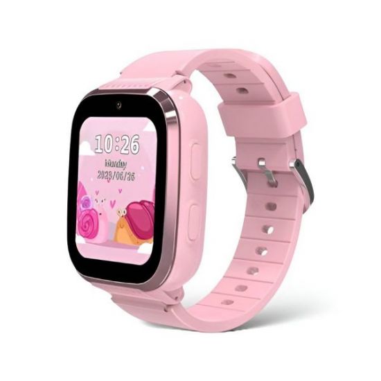 Porodo 4G Kids GPS 1.85 inch Smart Watch Junicare(Pink) - 32716