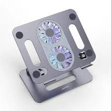 Porodo Alum. alloy Adjustable Laptop Stand with Cooling Fan - 32153