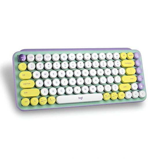 Logitech Pop Keys Wireless Mechanical Keyboard Daydream  - 28761