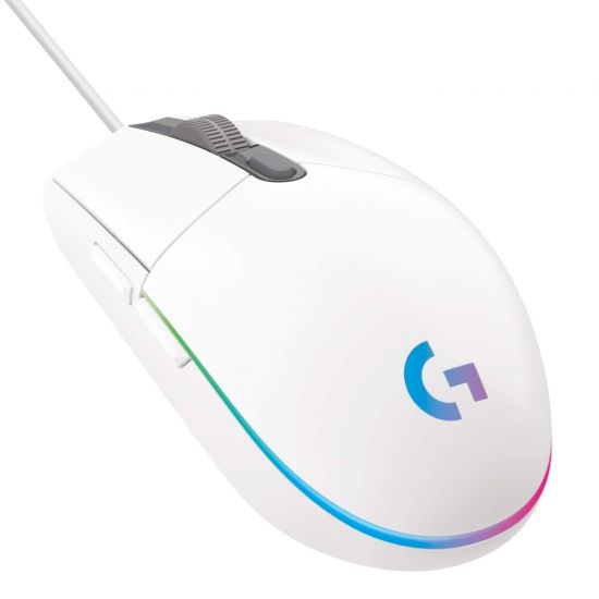 Logitech G203 LIGHTSYNC Gaming Mouse (White) - 30346