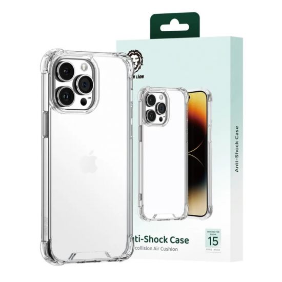 iPhone 15 pro max Green Anti Shock Case - 27130