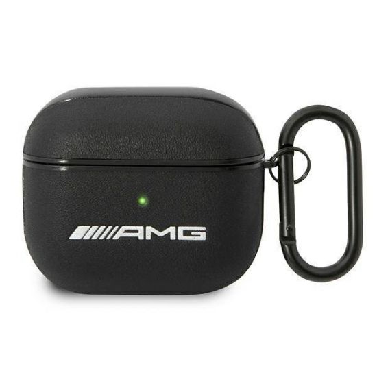 Airpods 3 AMG Transparent Case White Logo(Black) - 29249