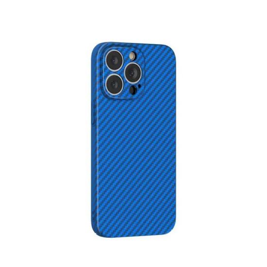 iPhone 13 Pro Max Green Carbon Case(Blue) - 26271