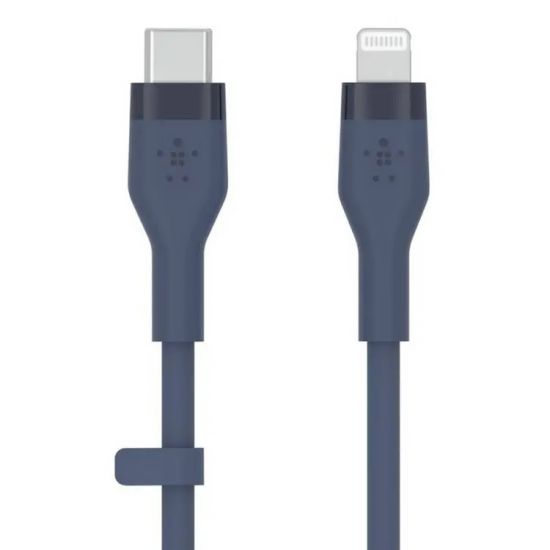 Cable Type-C to Lightning Belkin BOOST CHARGE Flex Connector Soft-touch 1M(Blue) - 27633