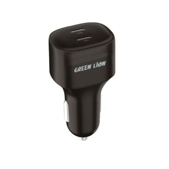 Car Charger Green Dual Port Type-C 45W - 23252