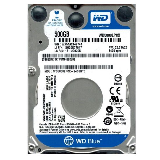 WD 500GB(HDD) - 24128