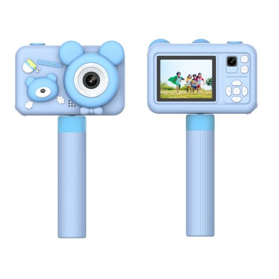 Porodo Kids Digital Camera Whit Tripod Stand(Blue) - 29407