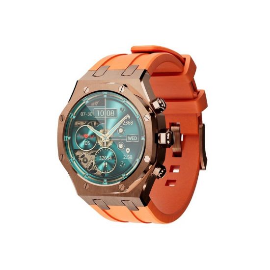 Porodo CristalloAP Smart Watch Blue Dial(Rose Gold) - 28857