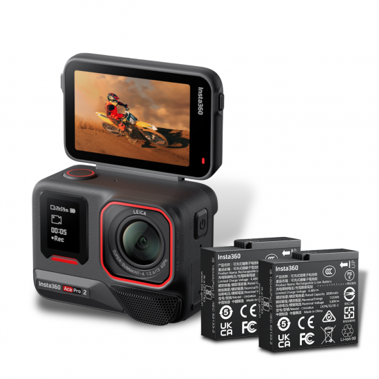 Insta360 Ace Pro 2 Action Camera Dual Battery Bundle - 31331