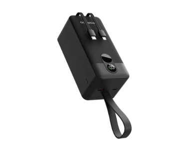Power Bank Porodo Integrated Cables 50000mAh PD22.5W USB-C & Lightning - 33621