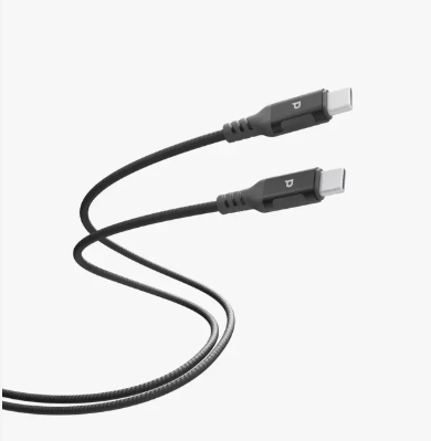 Powerology 100W USB-C to USB-C V3.1 5G TPE Jacket Over-Molded Cable 2 Meter  - 33415