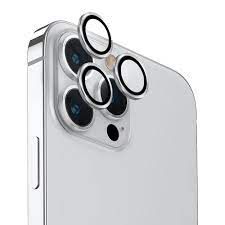 iPhone 15 Pro/Max Samos Camera Lens Protector(Silver) - 28241