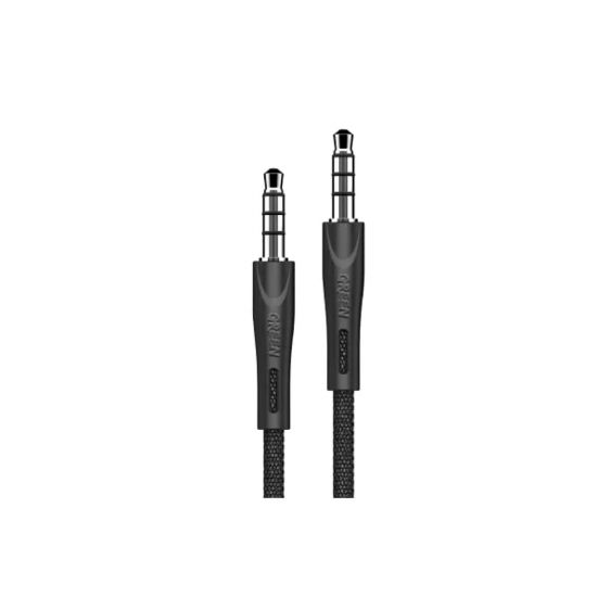 Cable Aux to Aux Green Lion PVC 1M(Black) - 27683