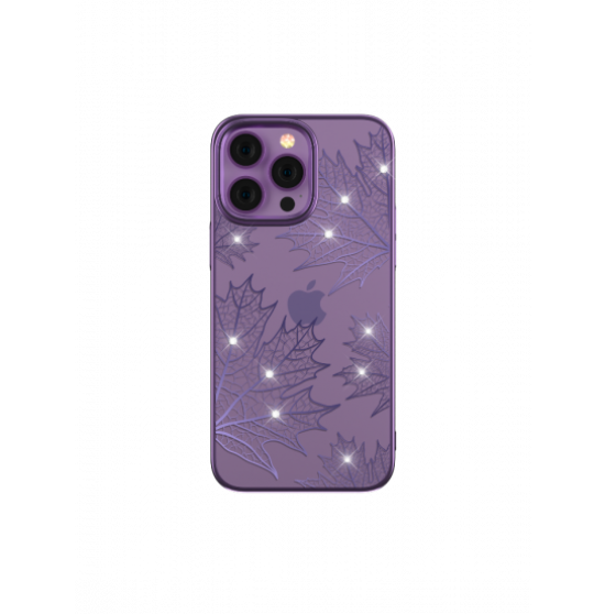 iPhone 14 Pro Devia Autumn Series Protective Case(Purple) - 24403